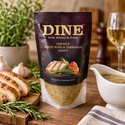 Atkins &amp; Potts DINE Chicken, White Wine &amp; Tarragon Gravy