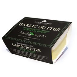 The Garlic Farm Garlic Butter with Parsley, Thyme and Black Pepper (200g)