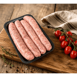 Handmade Jumbo Pork Sausages x 4