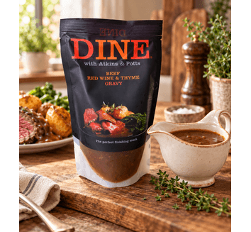 Atkins &amp; Potts DINE Beef, Red Wine &amp; Thyme Gravy