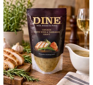 Atkins &amp; Potts DINE Chicken, White Wine &amp; Tarragon Gravy