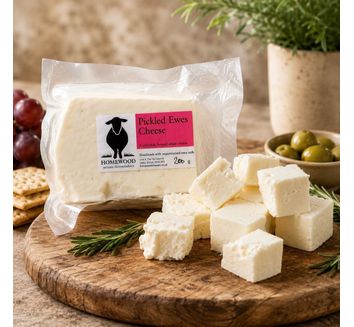 Homewood Cheeses Feta-Style Pickled Ewes Cheese (165g)