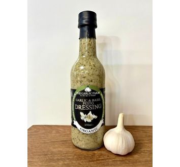 The Garlic Farm Organic Pesto and Garlic Dressing (330ml)