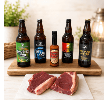 Rump Steak, Booze &amp; Hot Sauce Hamper