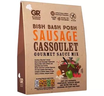Gordon Rhodes Bish Bash Posh Sausage Cassoulet Gourmet Sauce Mix (75g)