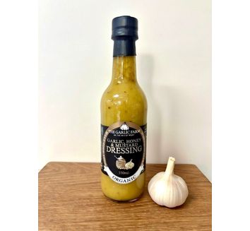 The Garlic Farm Organic Honey &amp; Mustard Garlic Dressing (330ml)