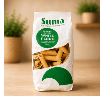 SUMA Organic White Penne Pasta 500g
