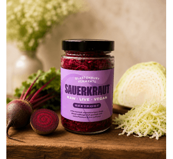 Glastonbury Ferments Beetroot Sauerkraut