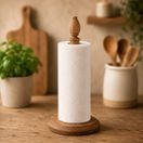 Creamore Mill Oak Kitchen Roll Stand additional 1