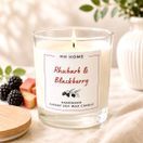 Rhubarb &amp; Blackberry Luxury Handmade Soy Wax Candle additional 1
