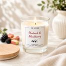 Rhubarb &amp; Blackberry Luxury Handmade Soy Wax Candle additional 2