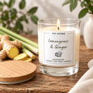 Lemongrass &amp; Ginger Luxury Handmade Soy Wax Candle additional 2