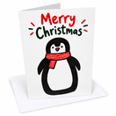 Merry Christmas Penguin Charity Card additional 1