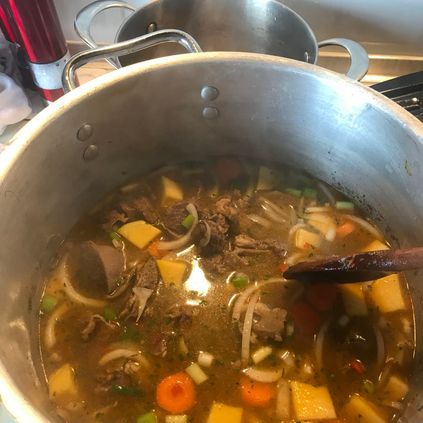 Customer image of Shoulder Of Goat On The Bone