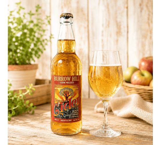 Burrow Hill Cider (ABV 6%)