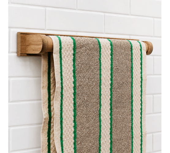 Creamore Mill Towel Rail &amp; Towel