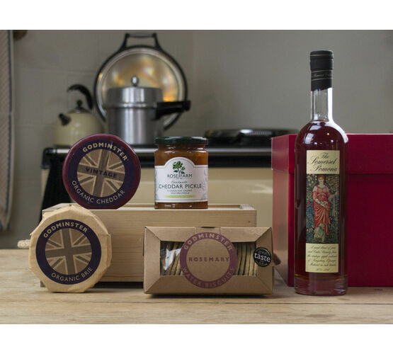 After Dinner Cheese, Biscuits & Brandy Hamper