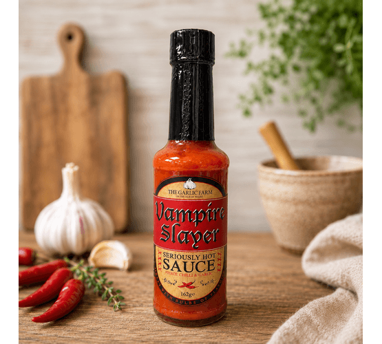 The Garlic Farm Vampire Slayer Seriously Hot Sauce