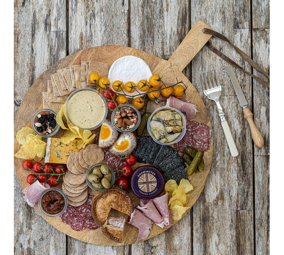 Cheese & Biscuits Grazing Board
