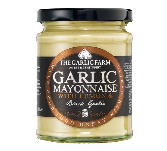 The Garlic Farm Black Garlic Mayonnaise (240g)