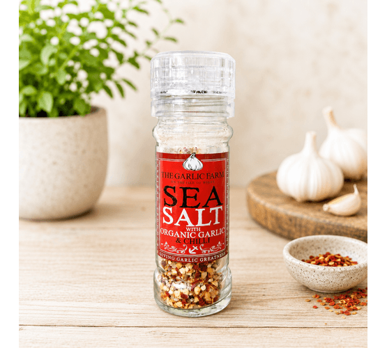 The Garlic Farm Garlic Sea Salt with Chilli (60g)