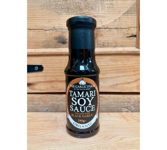 The Garlic Farm Tamari Soy Sauce with Black Garlic (246g)