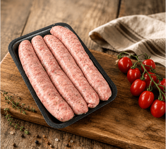 Handmade Jumbo Pork Sausages x 4