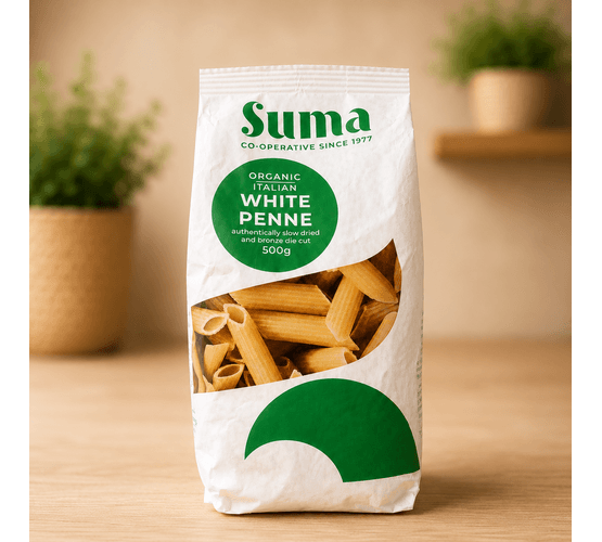 SUMA Organic White Penne Pasta 500g