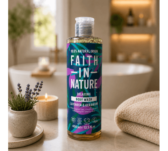 Faith In Nature Body Wash Lavender &amp; Geranium 400ml