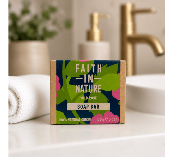 Faith In Nature Soap Bar Wild Rose
