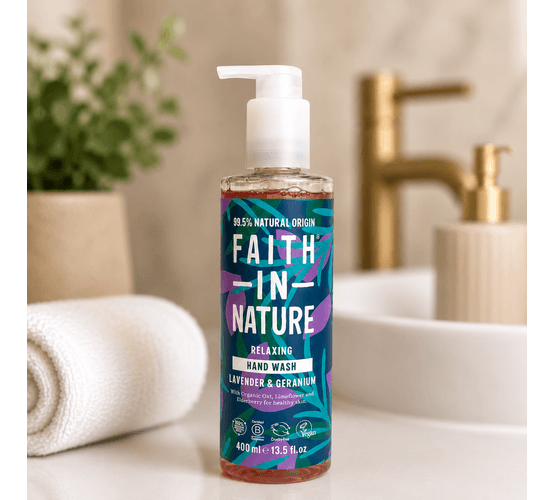 Faith In Nature Hand Wash Lavender &amp; Geranium 400ml