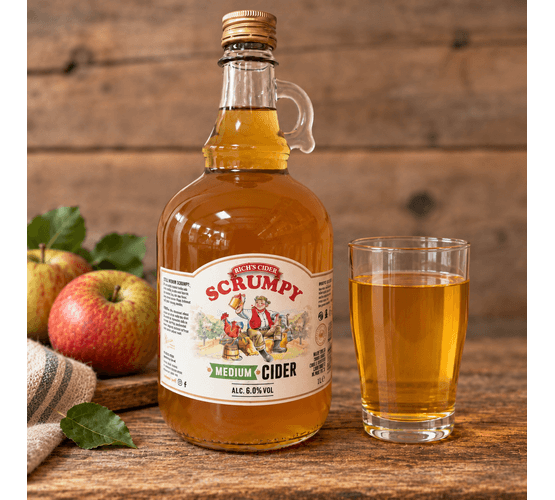 Rich's Medium Scrumpy Cider Flagon 6%