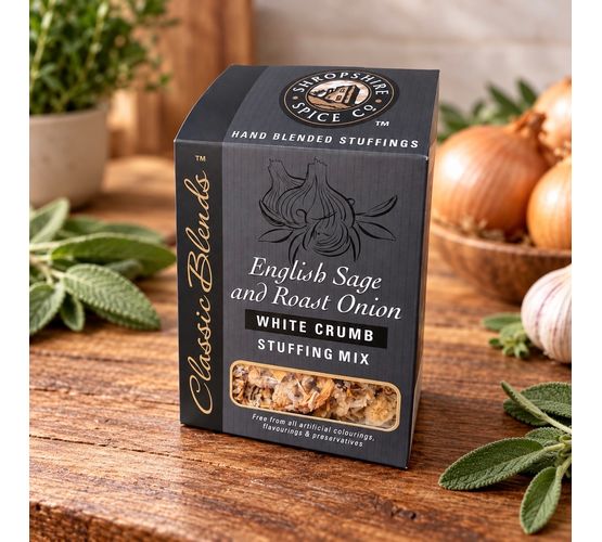 Shropshire Spice English Sage &amp; Roast Onion Stuffing Mix